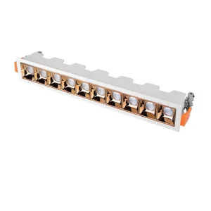 10 Led Linear Gold Reflector Linea 30 Linear Laser Spot Light 24w ALLN24S