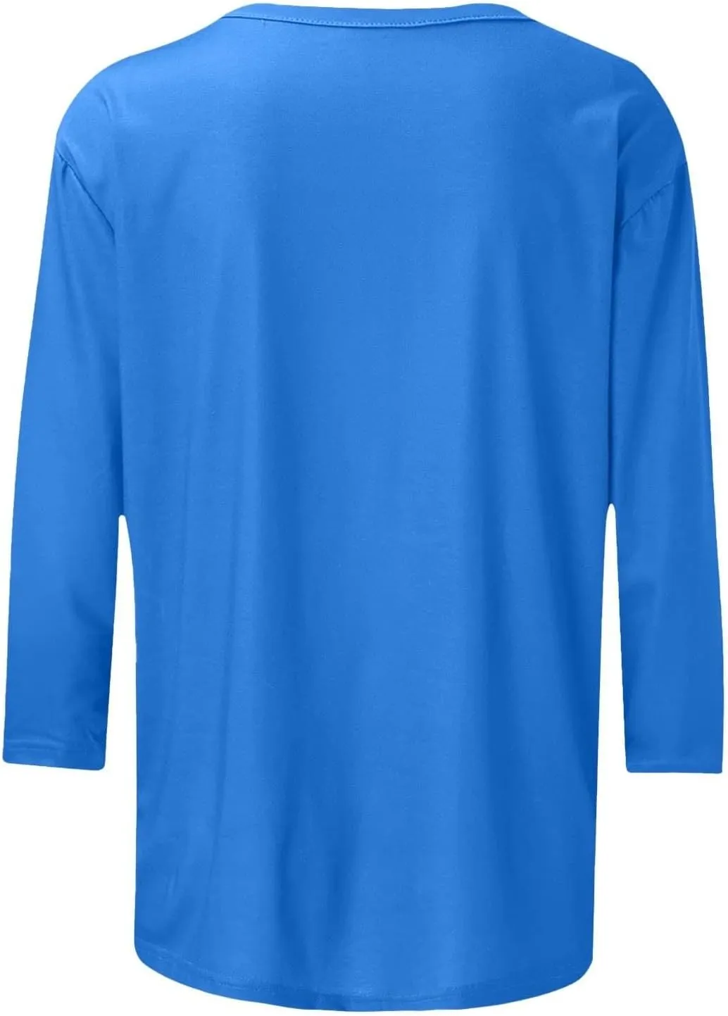 3/4 Length Sleeve Shirts for Women 2024 Casual Summer Blouses Three Quarter Length Crewneck Cute Tops Loose Pullover