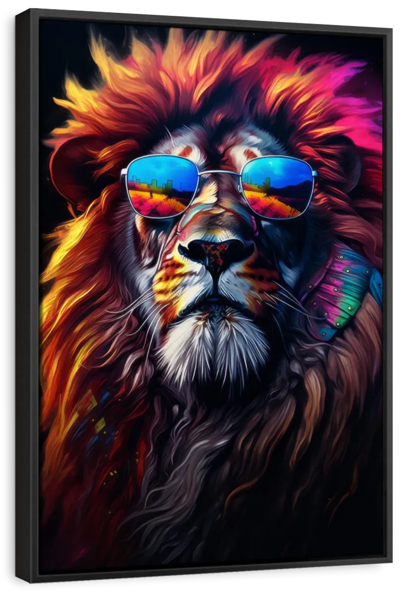 A Cool Lion Wall Art