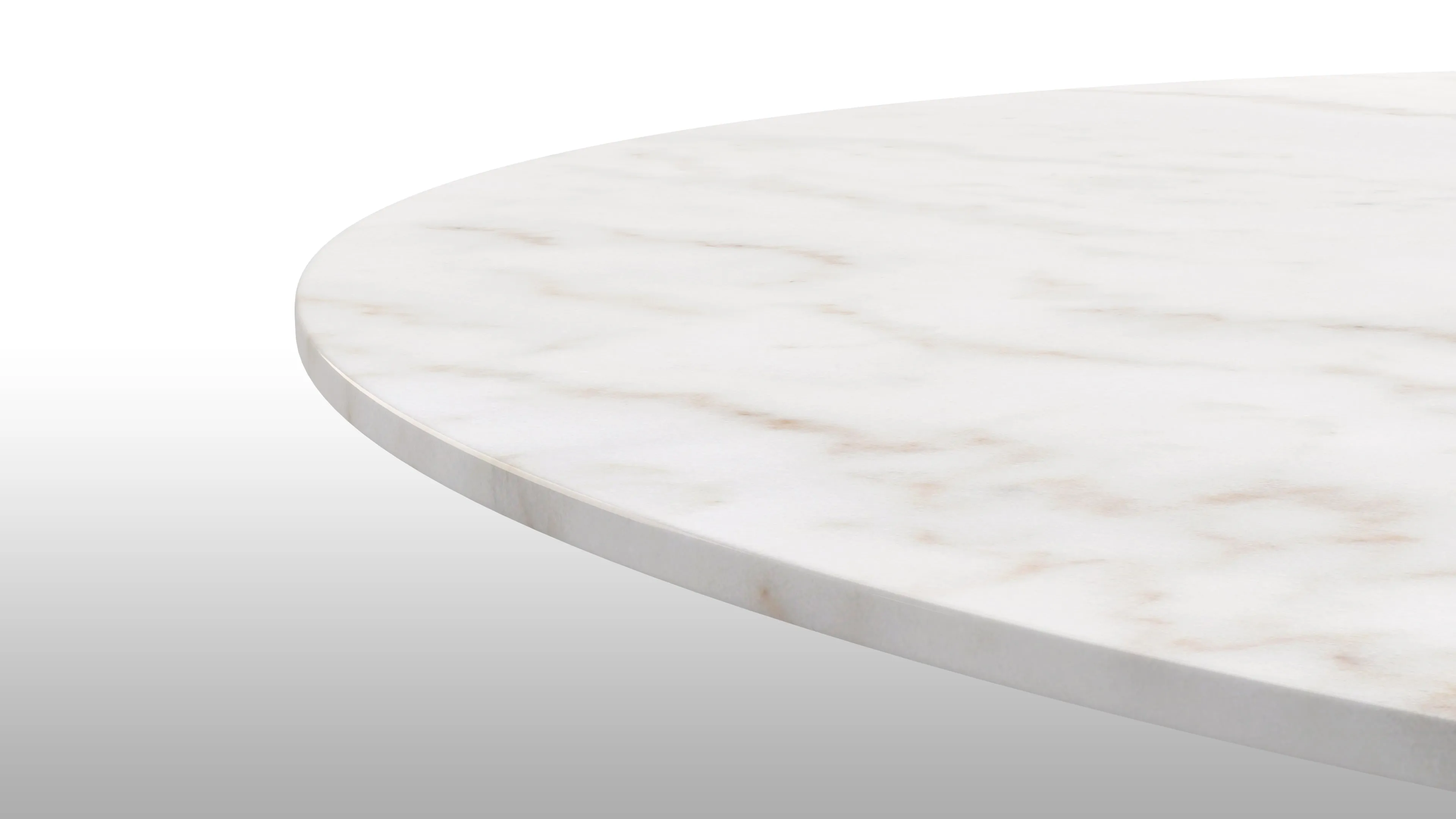 Aarhus - Aarhus Round Dining Table, Calacatta Marble, 47"