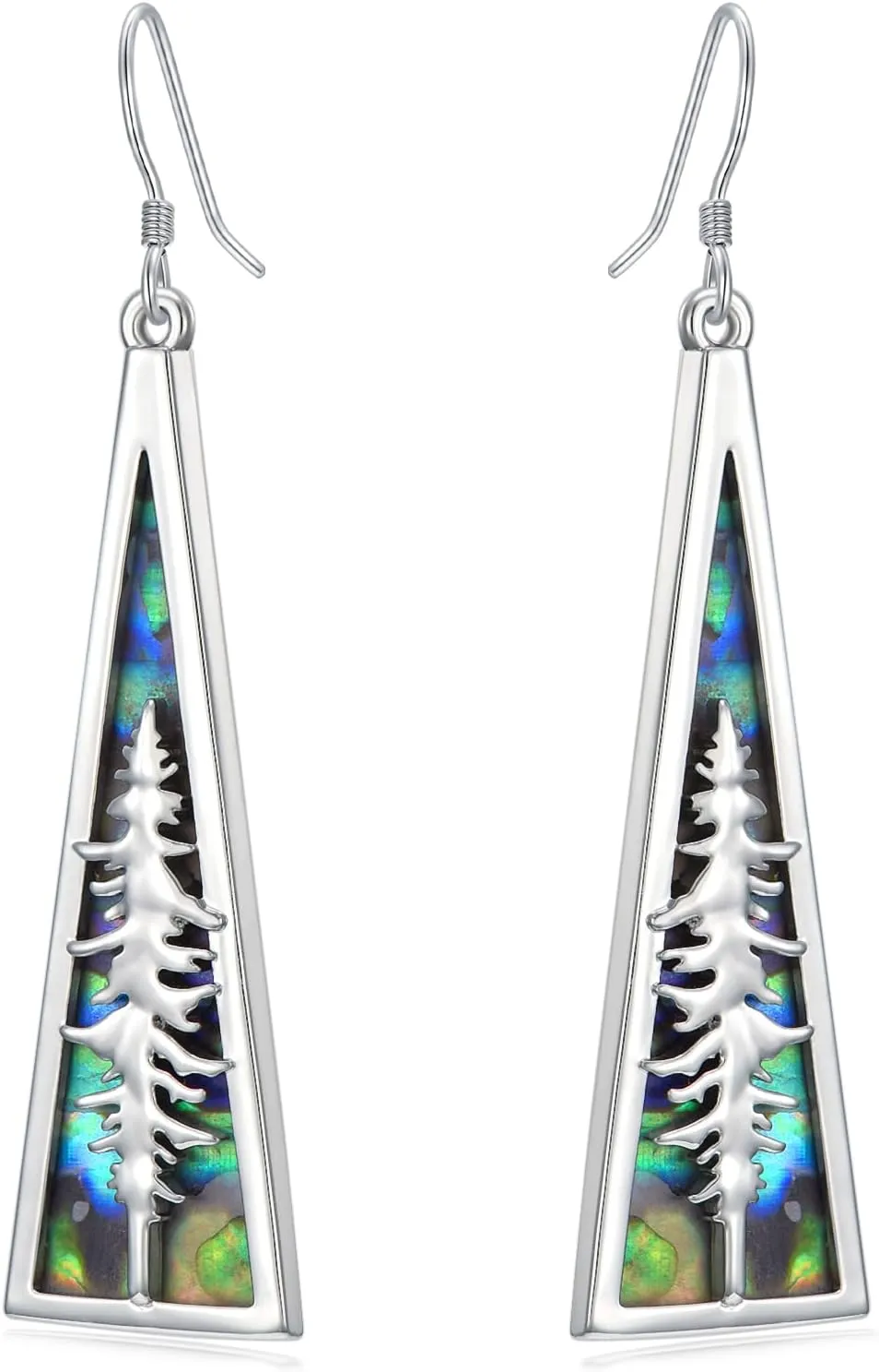 Abalone Shell Dangle Earrings Natursl Abalone Drop Earrings Abalone Earrings Hypoallergenic Earrings Jewelry Birthday Christmas Gift for Women Girls