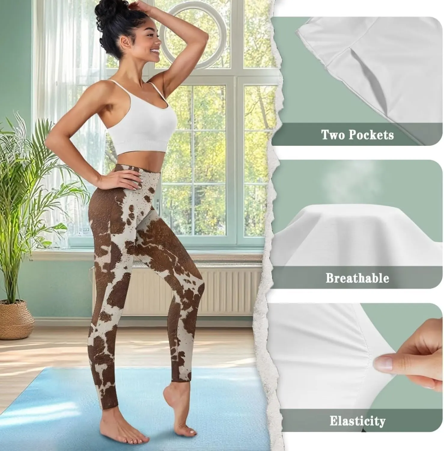 AFPANQZ Leggings with Pockets Women High Waisted Casual Butt Lift Leggings for Winter Fall Gym Yoga Fitness Workout Pants