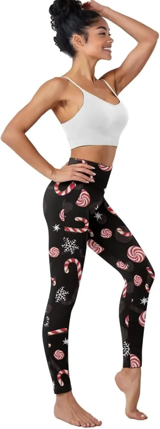 AFPANQZ Leggings with Pockets Women High Waisted Casual Butt Lift Leggings for Winter Fall Gym Yoga Fitness Workout Pants