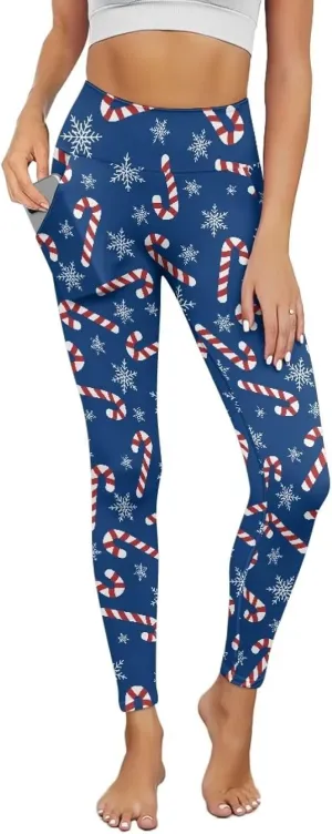 AFPANQZ Leggings with Pockets Women High Waisted Casual Butt Lift Leggings for Winter Fall Gym Yoga Fitness Workout Pants
