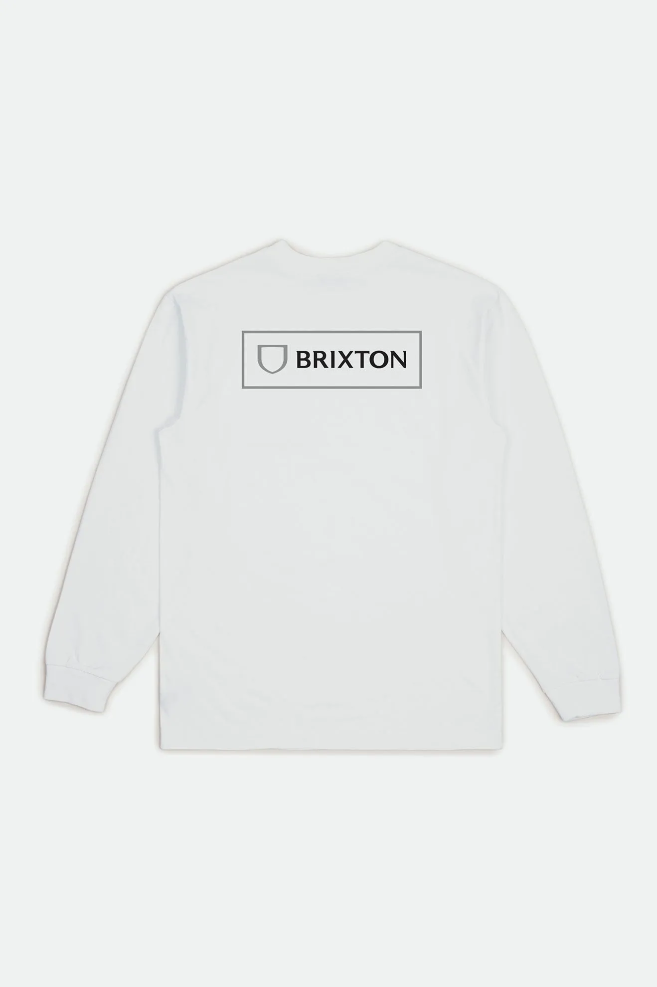 Alpha Block L/S Standard Tee - White