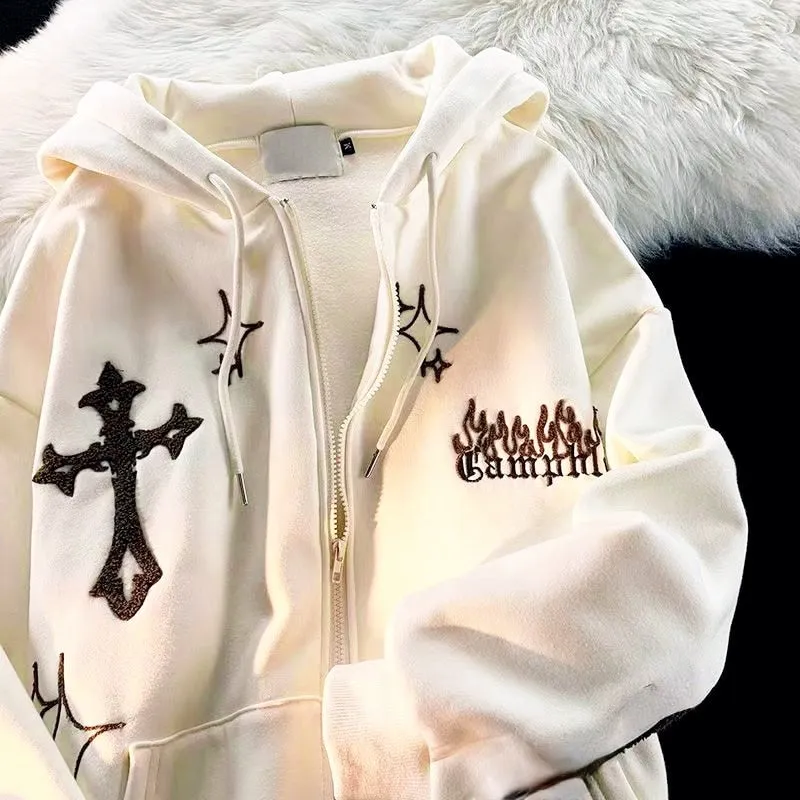 American Retro Little Devil Horn Hoodies