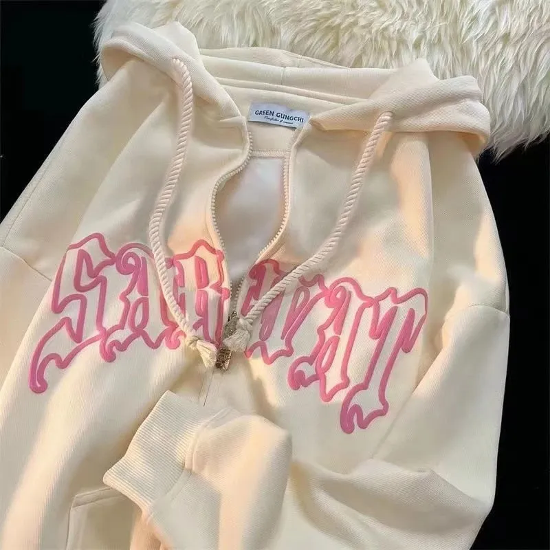 American Retro Little Devil Horn Hoodies