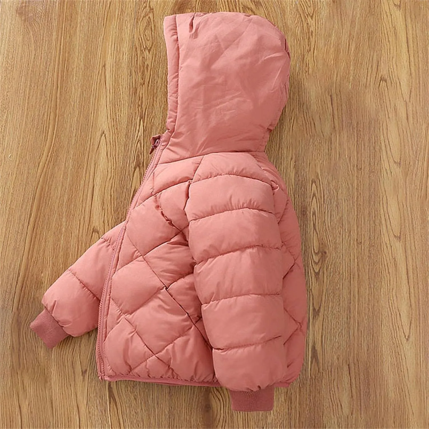 Baby Girls Boys Winter Coats Warm Puffer Padded Coat Cotton Hooded Girls Boys Outerwear