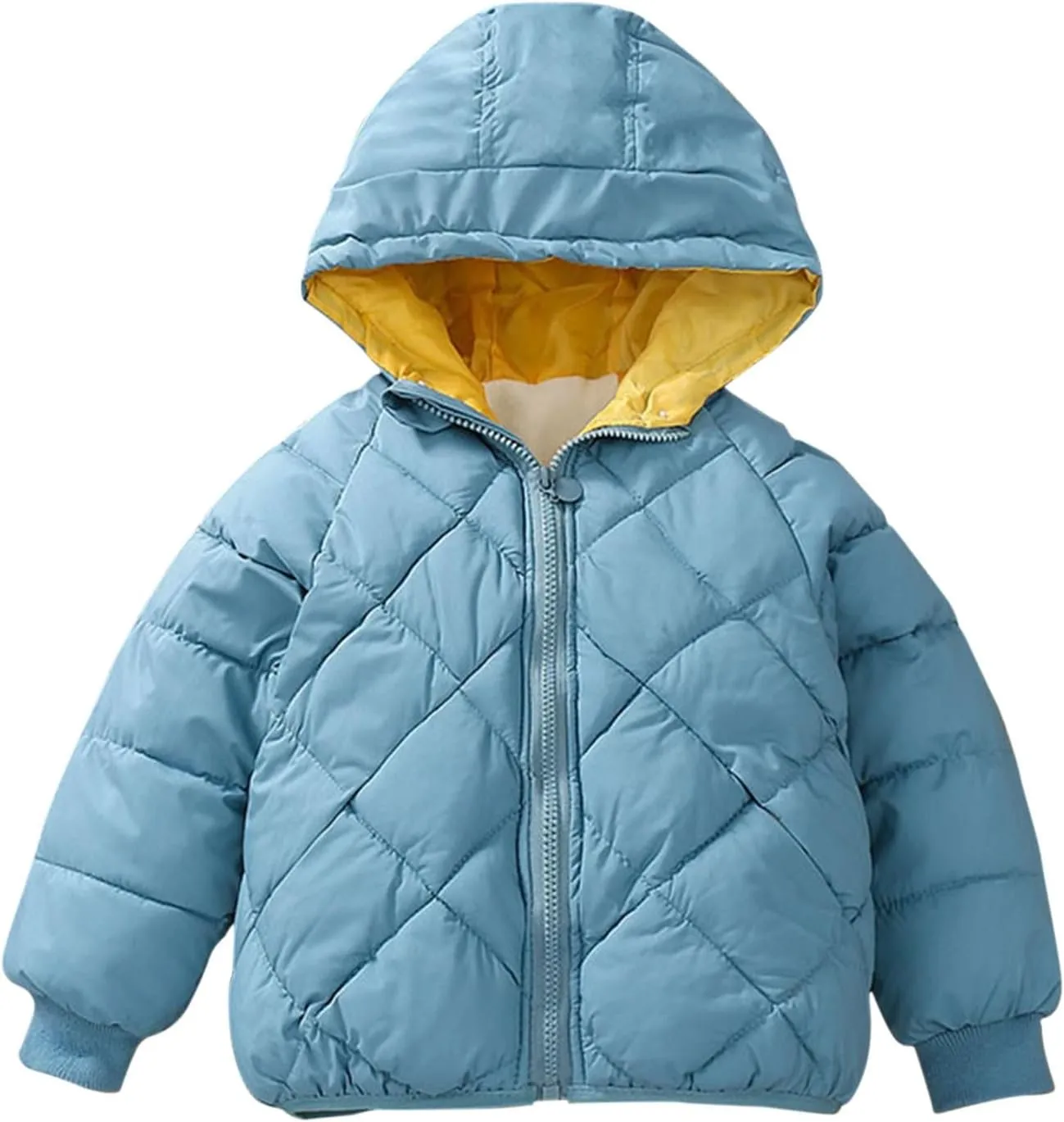 Baby Girls Boys Winter Coats Warm Puffer Padded Coat Cotton Hooded Girls Boys Outerwear