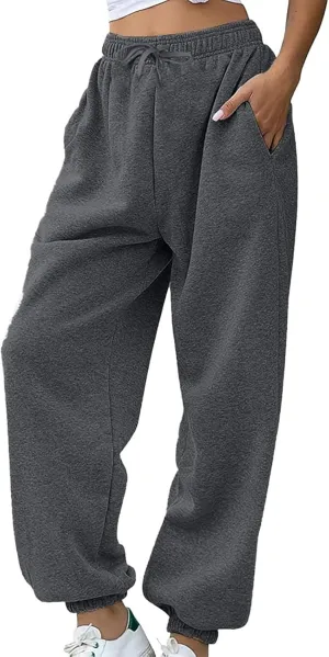 Baggy Sweatpants for Women 2024 Plus Size High Waisted Workout Athletic Joggers Trousers Casual Comfy Sweat Pants