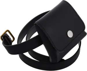 Belt Bag for Women Decorative Thin Belt Fashion Waist Pouch Key Phone Slot for Dresses