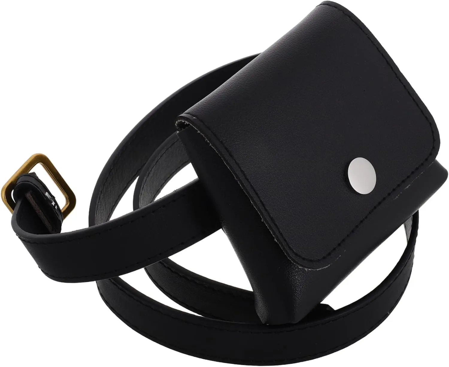 Belt Bag for Women Decorative Thin Belt Fashion Waist Pouch Key Phone Slot for Dresses