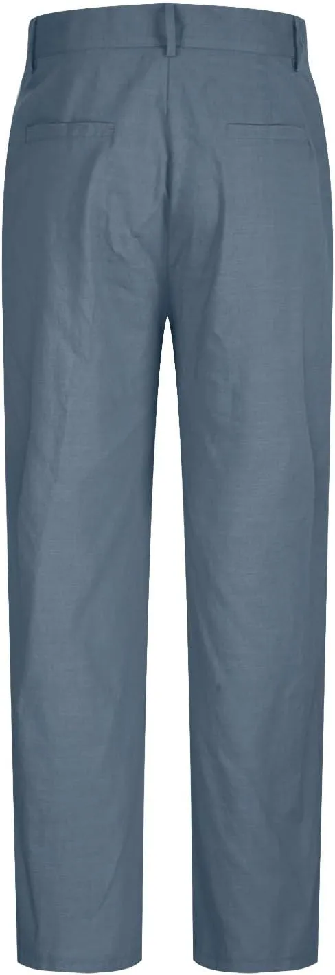 BIFUTON Mens Dress Pants Regular Fit Stretch Plaid Pants Skinny Tapered Pants Business Golf Pants Work Pants for Men Trousers