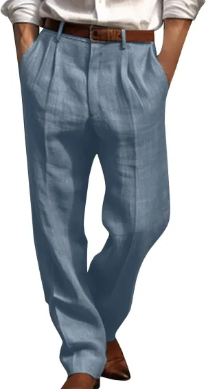 BIFUTON Mens Dress Pants Regular Fit Stretch Plaid Pants Skinny Tapered Pants Business Golf Pants Work Pants for Men Trousers