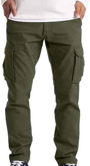 Big and Tall Cargo Pants for Men Sweatpants for Men Long Pants Men's Fashion Sports Casual Jogging Pants Hiking Jogger