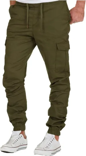 Big and Tall Cargo Pants for Men Sweatpants for Men Sweatpants for Men with Pockets Men Sweatpants Men's Basic Active