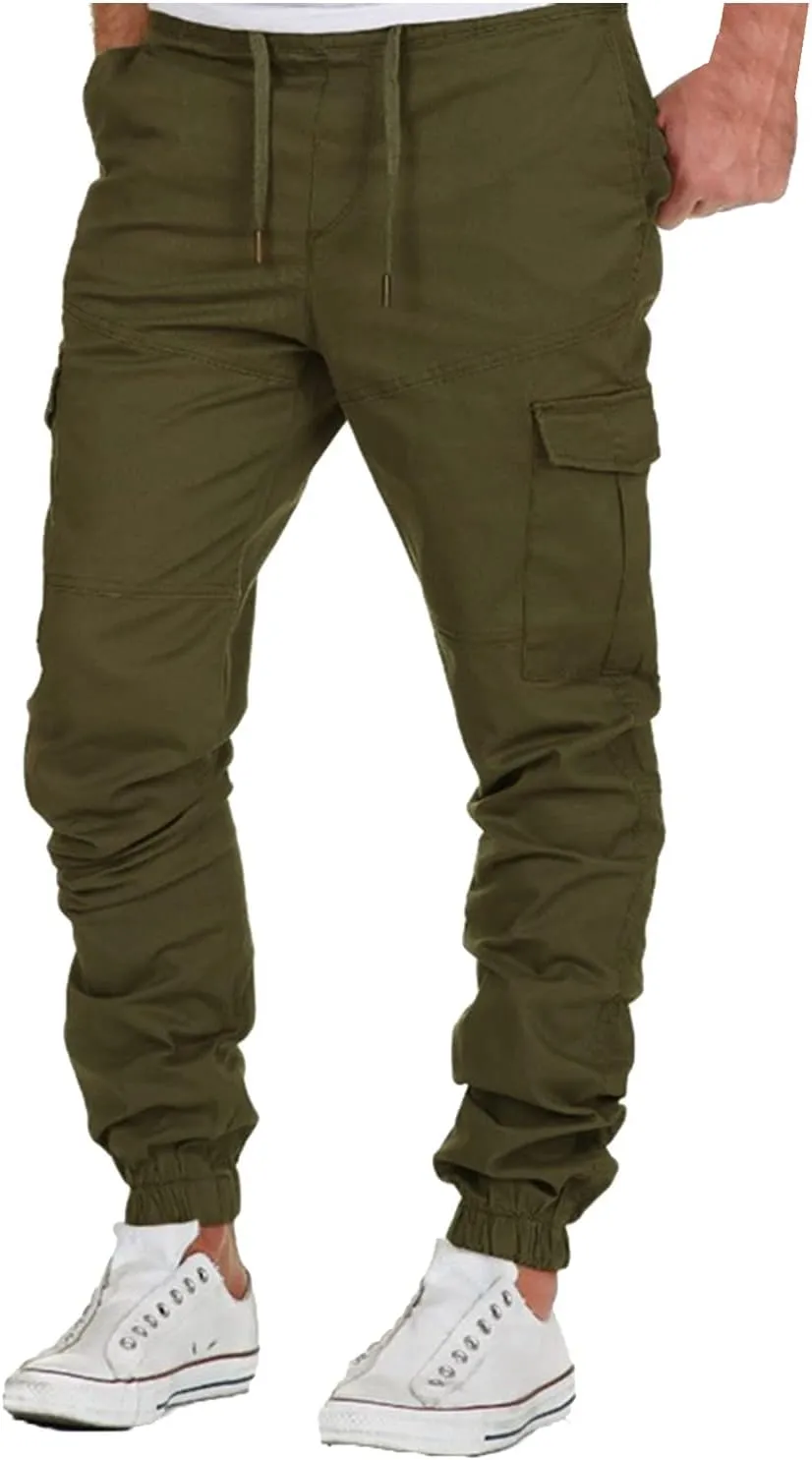 Big and Tall Cargo Pants for Men Sweatpants for Men Sweatpants for Men with Pockets Men Sweatpants Men's Basic Active