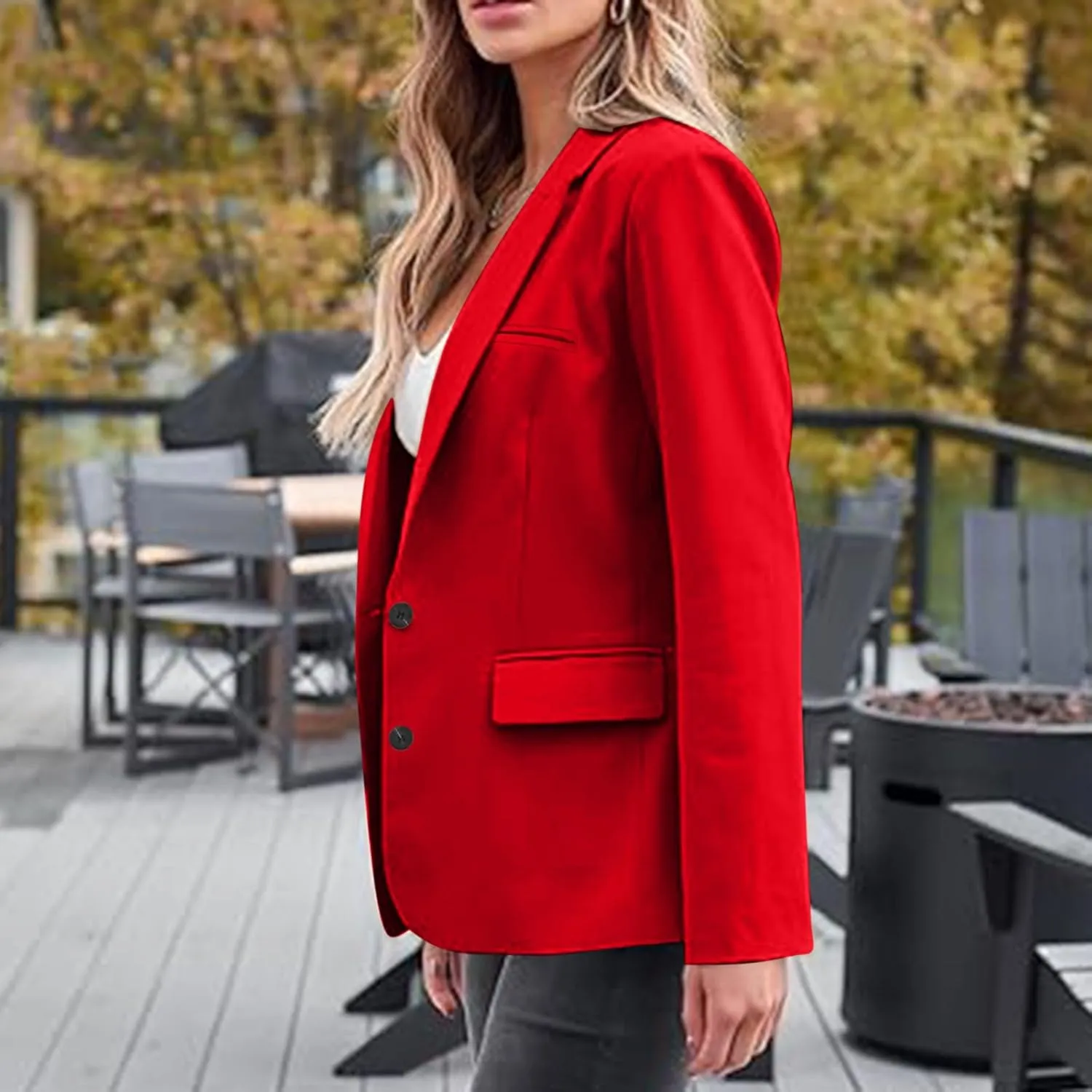Blazers for Women Business Suit Jacket Work Office Blazer Long Sleeve Casual Blazer Open Front Cardigan Coat Outerwear