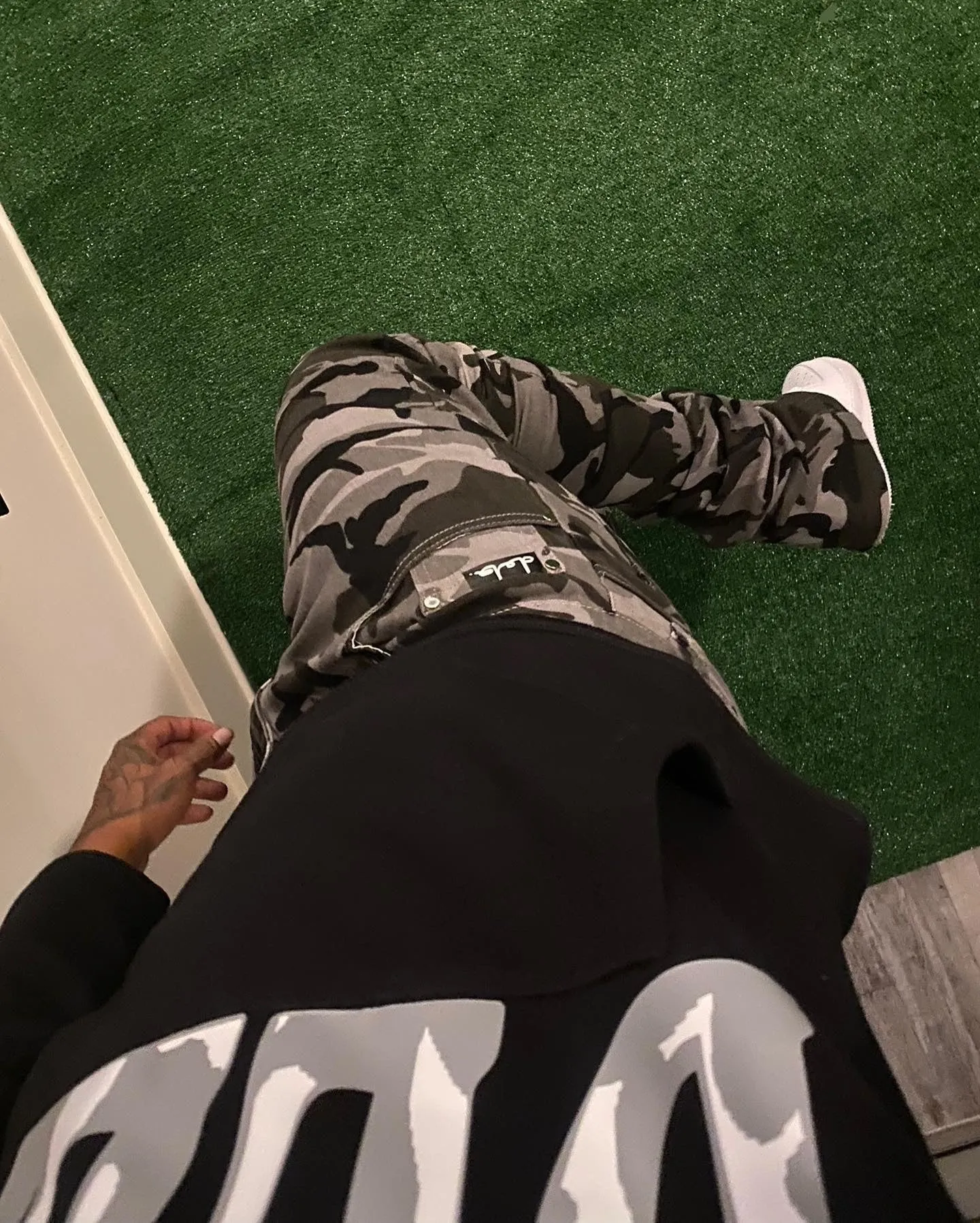 CAMO HOOD