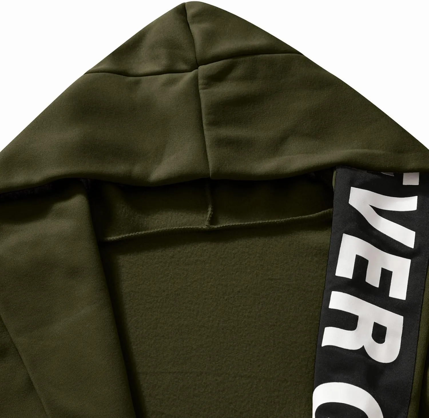 Cardigan Jacket for Men Trendy Letter Print Mid-Length Trench Coat Casual Hooded Long Sleeve Comfy Warm Coat Outfits