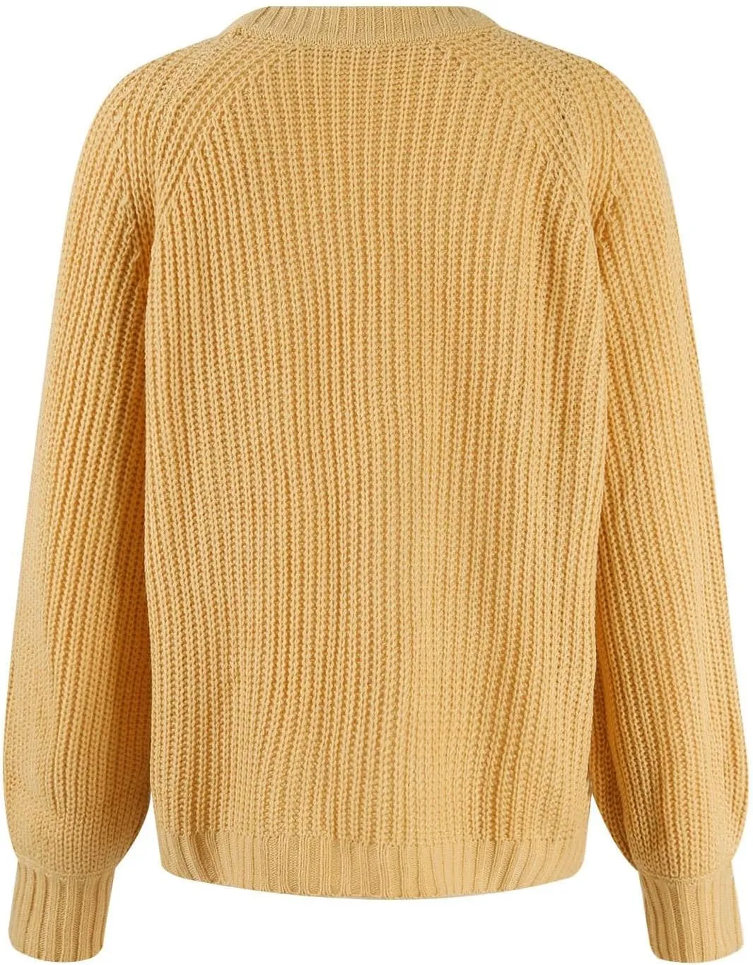 Cardigan Sweaters for Women Long Sleeve Button Down V-Neck Open Front Fall Sweaters Chunky Knit Outerwear Coats