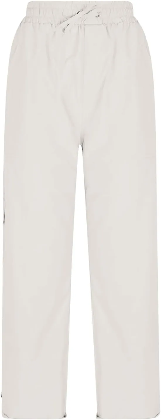 Cargo Capri Pants for Women Straight Leg Lightweight Casual Cropped Pants Summer Hiking Outdoor Drawstring Trousers