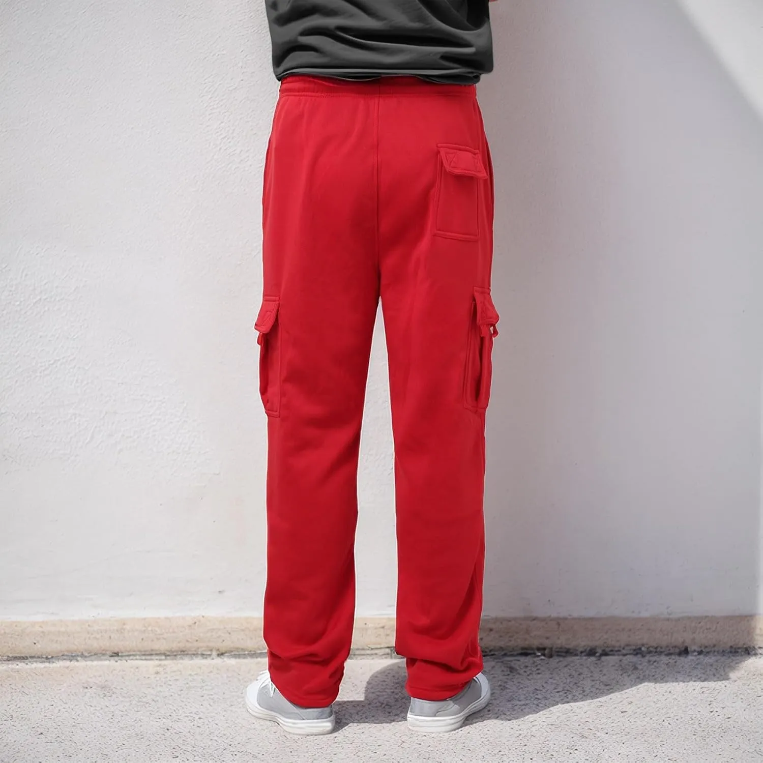 Cargo Pants for Men Motorcycle Cargo Pants Mens Cotton Slacks Wrinkle Cargo Jeans for Women Work Pants for Men's
