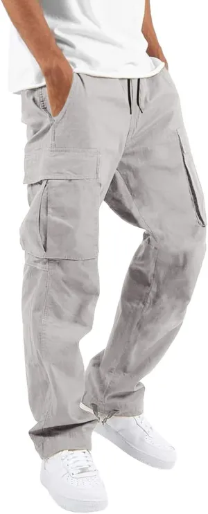 Cargo Pants for Men Relaxed Fit Baggy Cargo Pants Men Jogger Pants for Men City Sweatpants Mens Baseball Khaki Pants