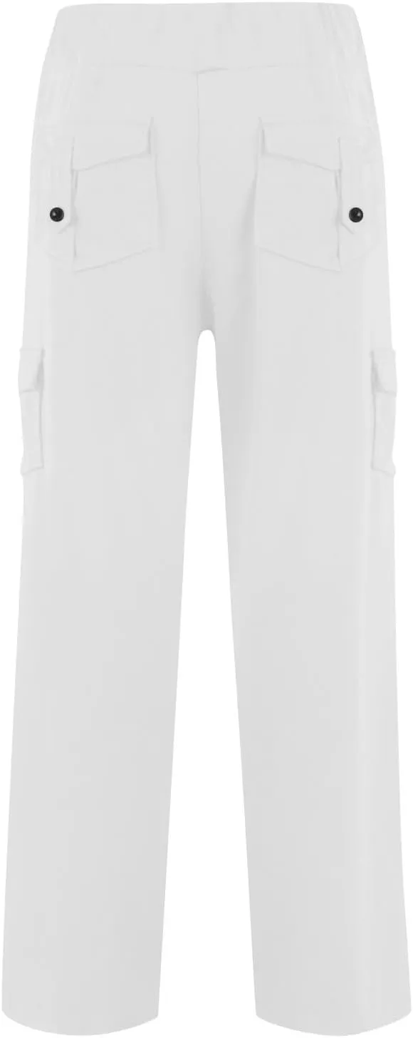 Cargo Pants Women High Waisted Wide Leg Hiking Sweatpant Multi-Pockets Work Tactical Outdoor Jogger Slack Y2k Clothes