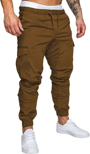 Cargo Sweatpants for Men Mens Lounge Pants Stretch Pant Mens Linen Loose Casual Lightweight Elastic Waist Yoga Beach