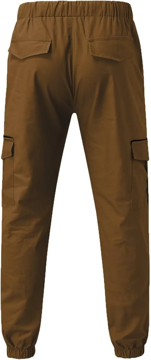 Cargo Sweatpants for Men Mens Lounge Pants Stretch Pant Mens Linen Loose Casual Lightweight Elastic Waist Yoga Beach