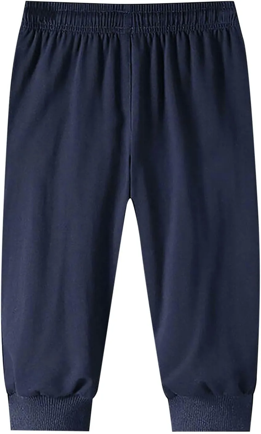 Cargo Work Pant Mens Twill Casual Cargo Chino Pants Sports Gym Sweatpant with Pockets Loose Fit Joggers