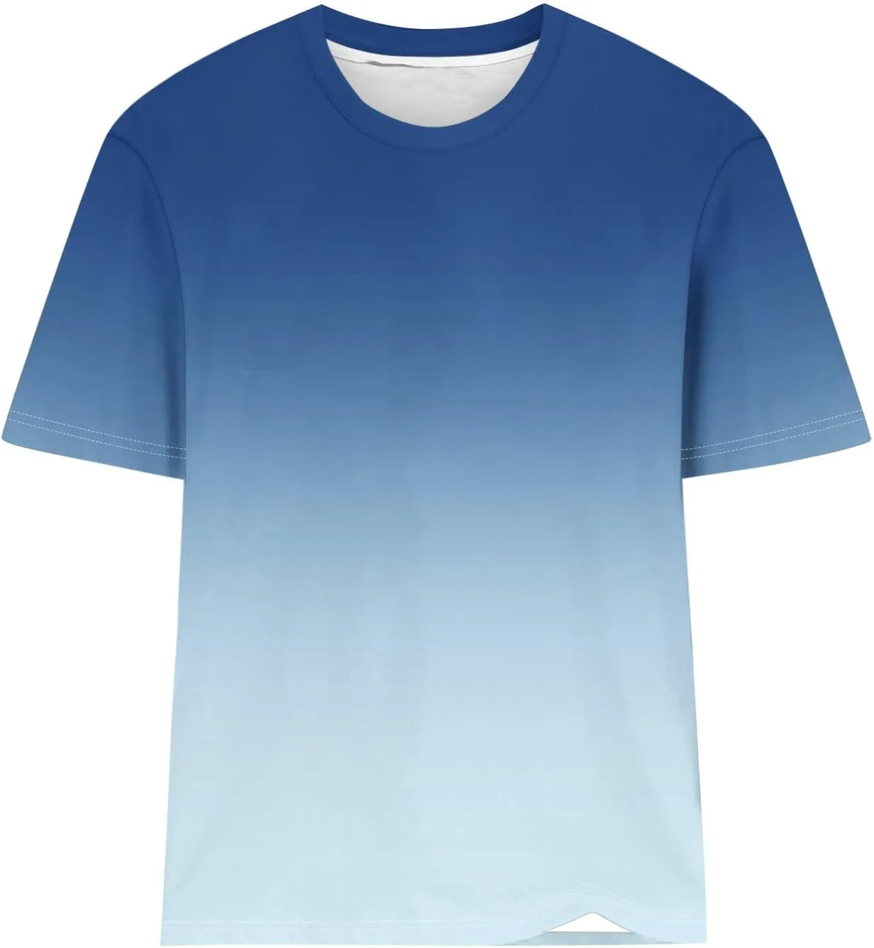 Ceboyel Womens Ombre Color Summer Tops Short Sleeve Tee Shirts Dressy Causal Cute Tshirts 2024 Trendy Vacation Clothes