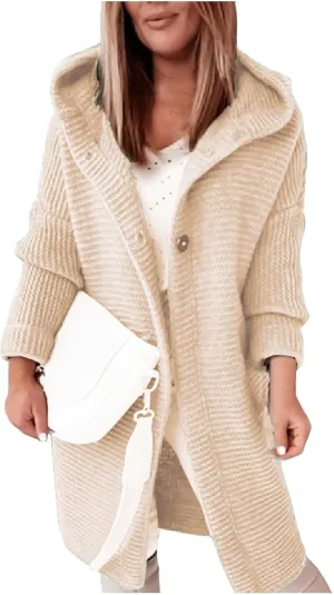 ChicCrate Womens Fashion Cardigan Sweater Soft Knit Open Front Casual Cardigan 2025 Fall Jackets Outfits Winter Clothes
