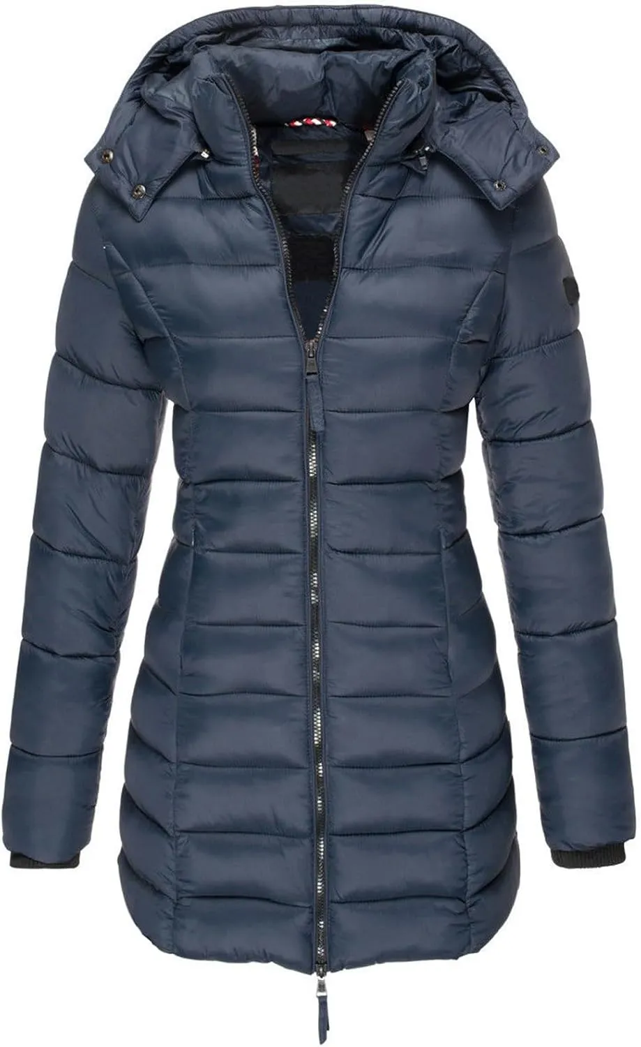 ChicCrate Women's Puffer Jacket Quilted Winter Coat Long Sleeve Lightweight Down Jackets Warm Clothes Outwear