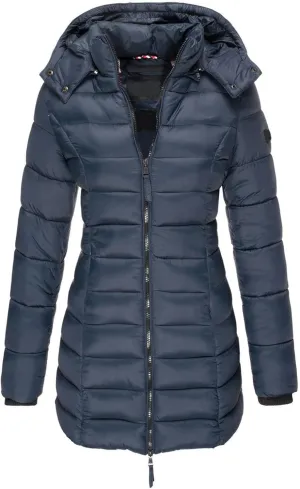 ChicCrate Women's Puffer Jacket Quilted Winter Coat Long Sleeve Lightweight Down Jackets Warm Clothes Outwear