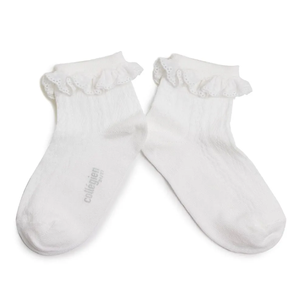 Collegien Marie-Antoinette Lightweight Socks with Ruffle