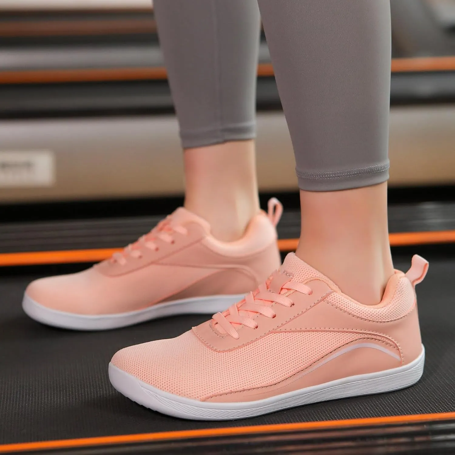 Couple Mesh Sports Casual Shoes Breathable Flat Bottom Lightweight Plus Size Comfortable Walking Mens Sneaker Socks