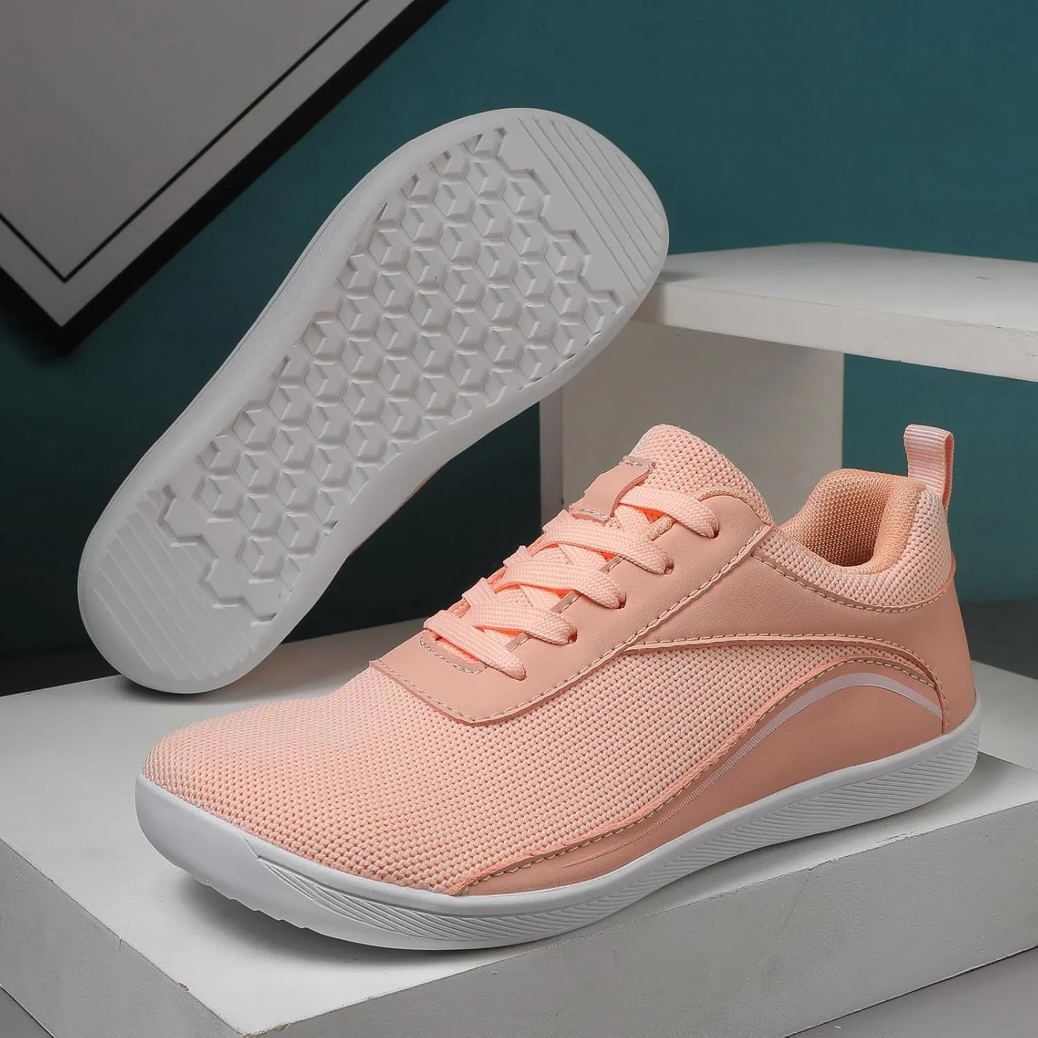 Couple Mesh Sports Casual Shoes Breathable Flat Bottom Lightweight Plus Size Comfortable Walking Mens Sneaker Socks