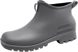 Couple Rain Shoes Outside Wear Versatile Water Shoes Thick Bottom Comfortable Non Slip Kitchen Rubber Shoes Men and Women Rain Boots for Women with Chickens