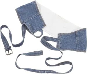 Denim Waist Belt for Women Wide Corset Cinch Belt for Dresses High Waisted Jeans Stylish Waistband for Casual Dressy Outfits