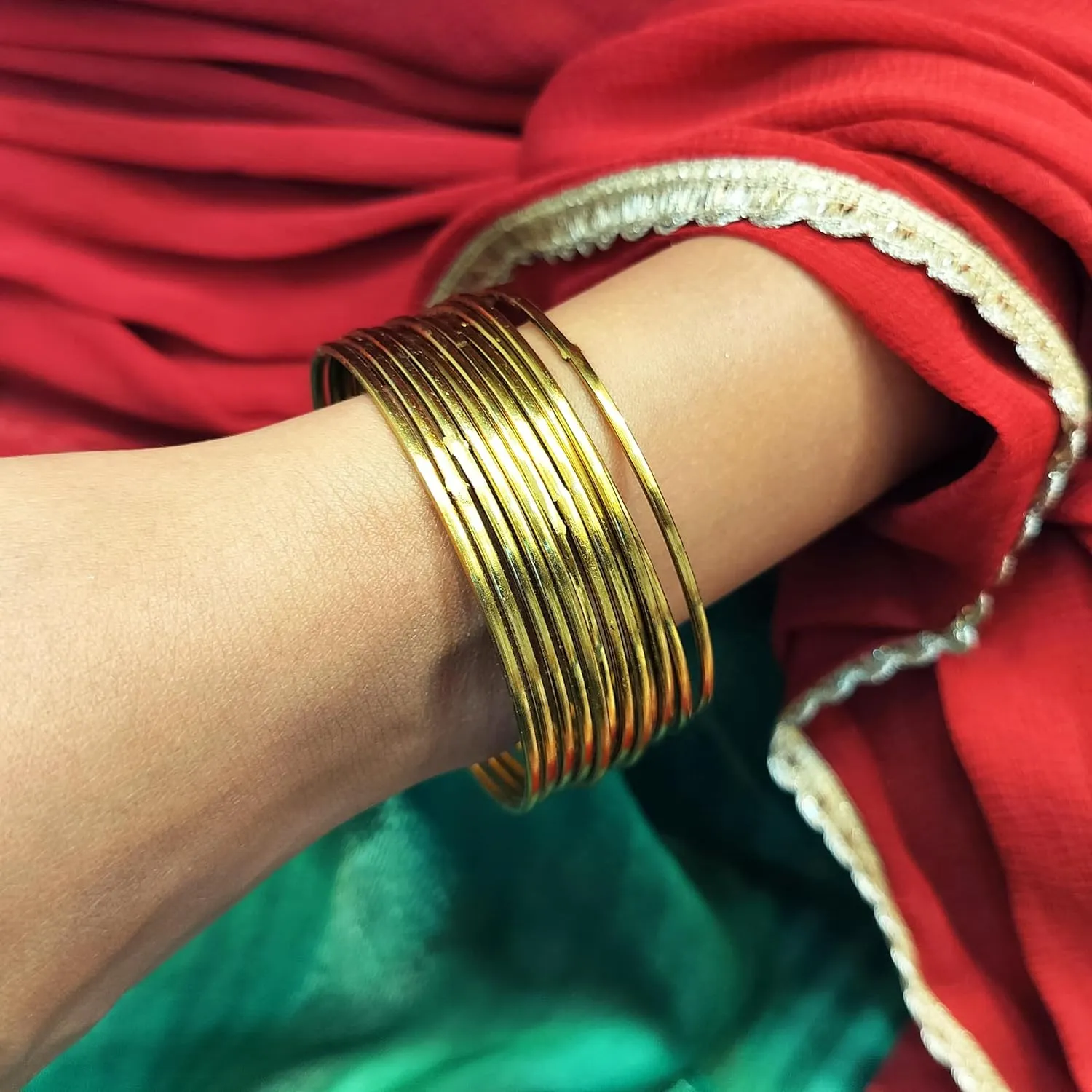 Efulgenz Indian Oxidized Jewelry Boho Bangle Set Indian Oxidized Bangle Bracelet Set for Women Antique Bangle Set Glossy Metal Bangles Fashion Statement Jewelry for Women