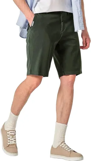 EXEKE Men's Slim-Fit 9" Flat Front Chino Shorts
