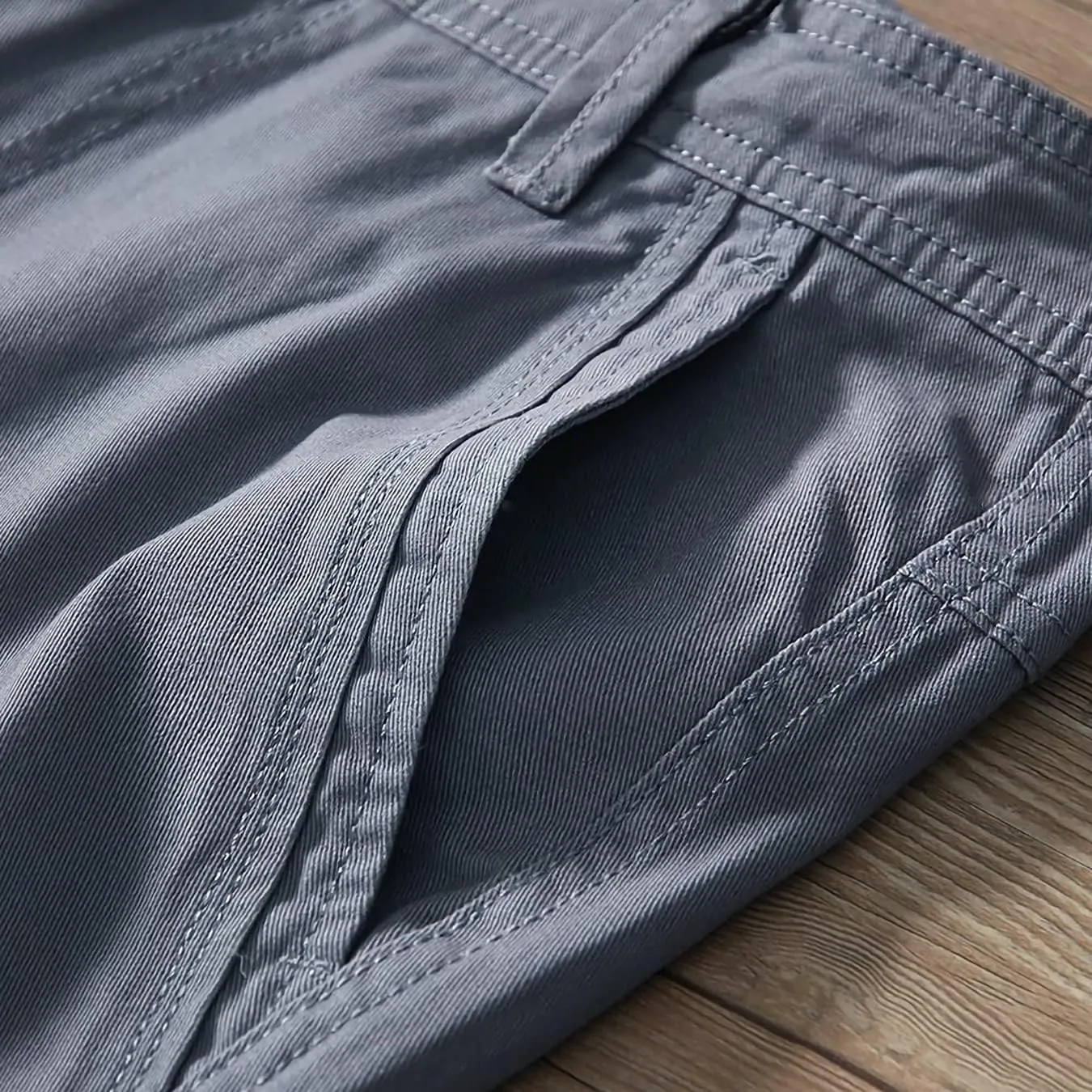 EXEKE Men's Slim-Fit 9" Flat Front Chino Shorts