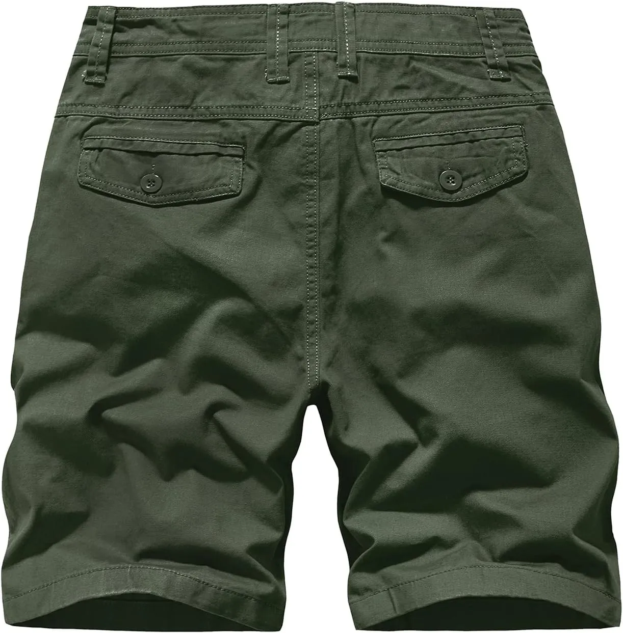 EXEKE Men's Slim-Fit 9" Flat Front Chino Shorts