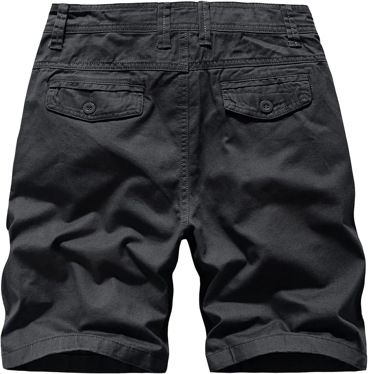 EXEKE Men's Slim-Fit 9" Flat Front Chino Shorts