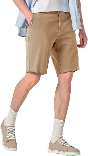 EXEKE Men's Slim-Fit 9" Flat Front Chino Shorts