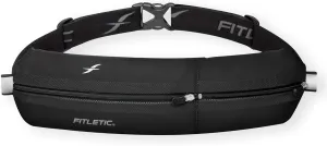 Fitletic Bolt Double Pocket Running Belt & Active Fanny Pack For Men & Women  Water Resistant, Lightweight Sleek Design  Patented No Bounce Hip Hugging Fit  Holds Any Phone