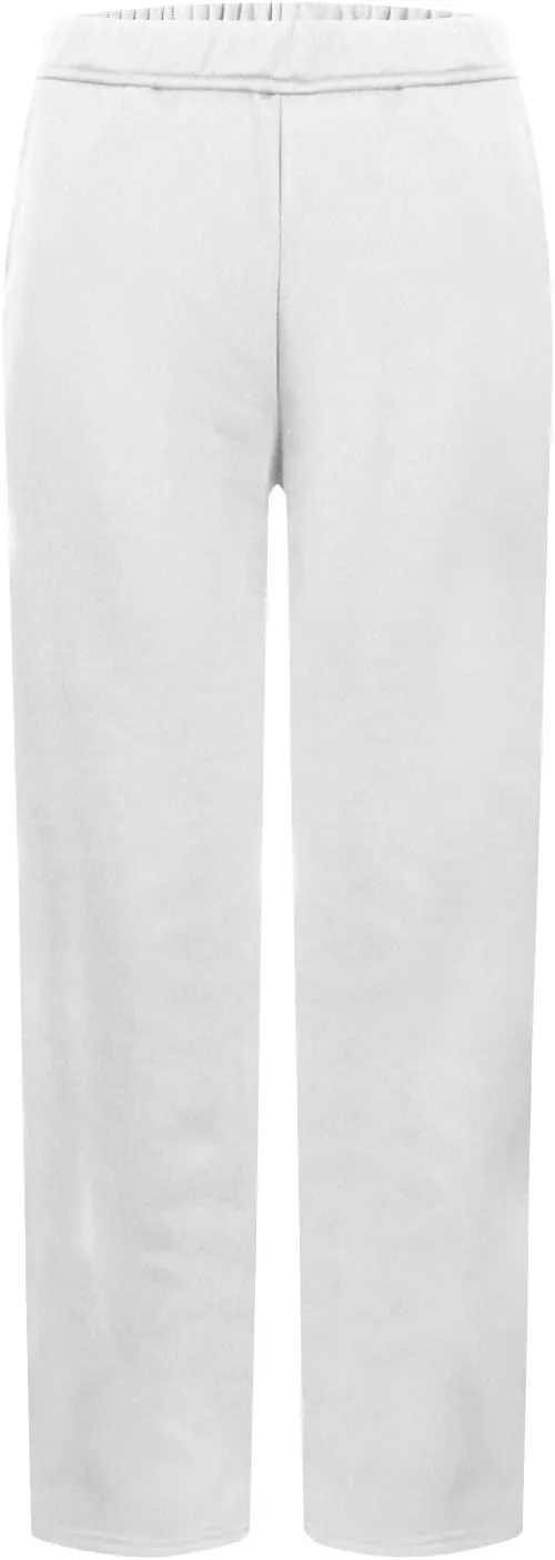 Fleece Straight Leg Sweatpants for Women Elastic High Waisted Joggers Athletic Sweat Pants Lounge Pants with Pockets