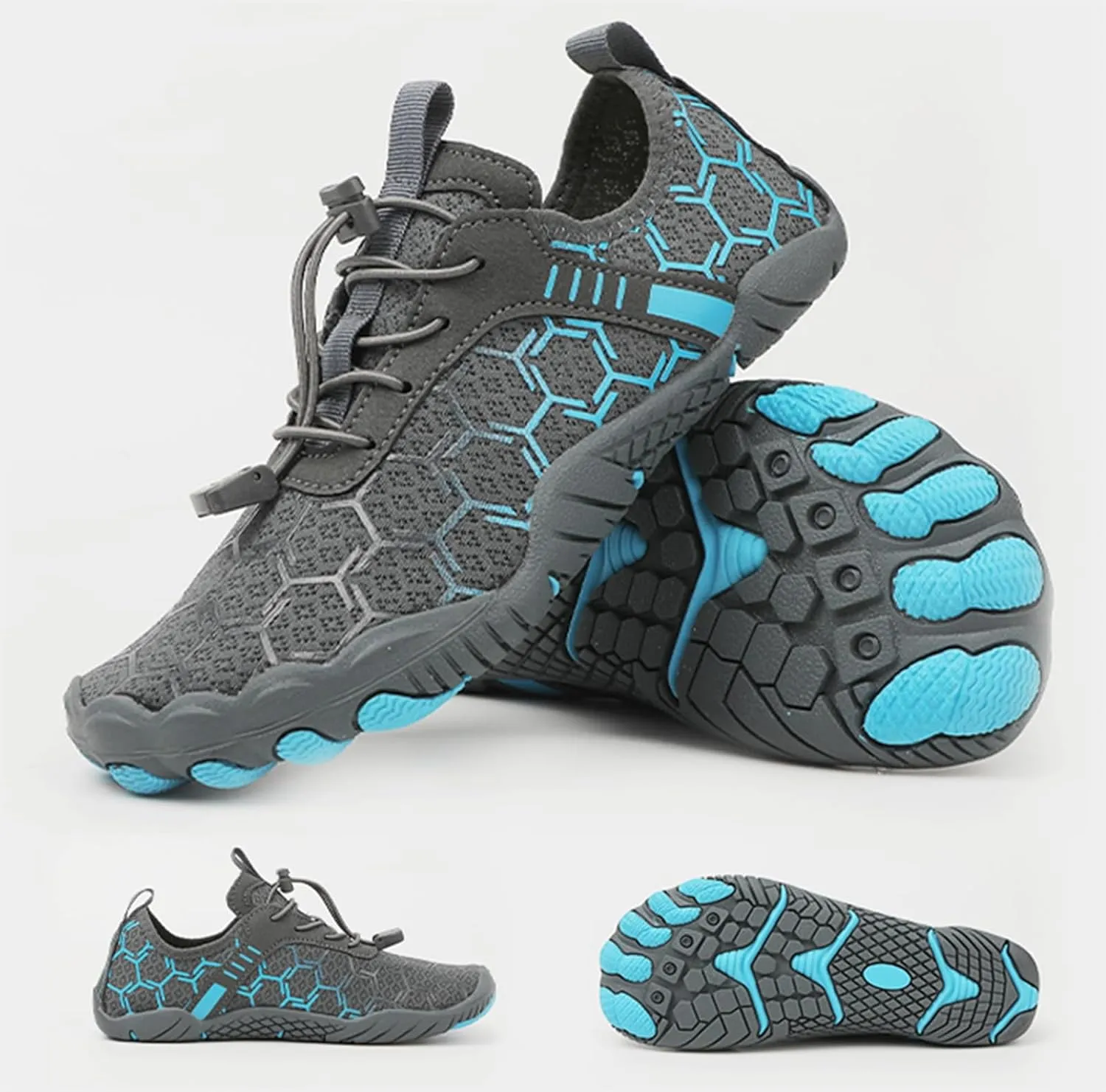 Footwear Barefoot Shoes Womens Mens Quick Dry Healthy Non-Slip Baresteps Athletic Wide Toe Running Water with Drainage Holes Hike Pro Box Hiking Walking Breathable Lightweight Unisex
